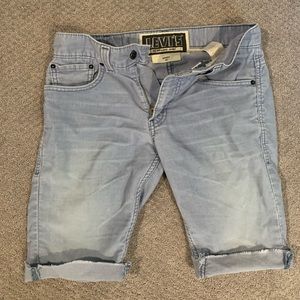 Levi’s skinny corduroy shorts